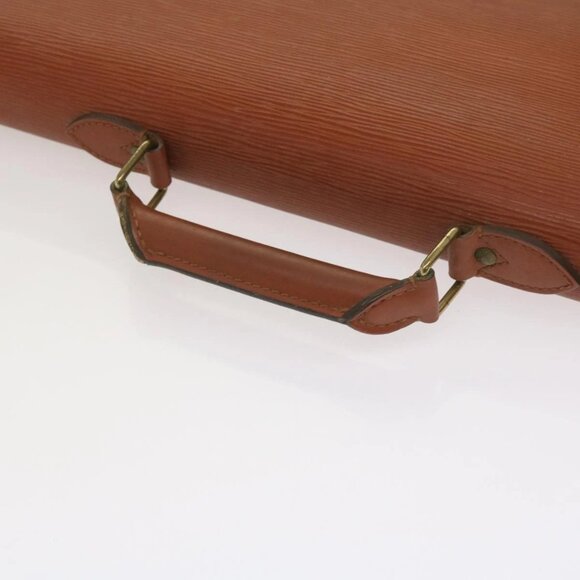 LOUIS VUITTON Epi Serviette Conseiller Briefcase Brown M54423 LV Auth 66184 - Picture 9 of 16
